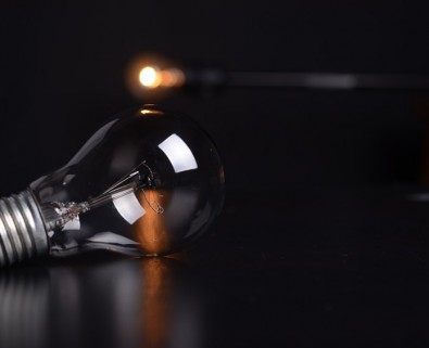 fallen light bulb